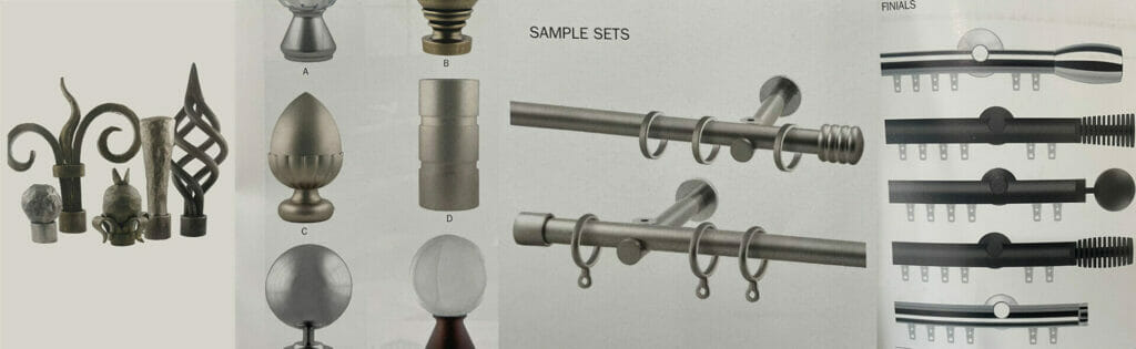 metal curtain rods, brochure